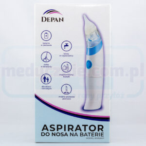 Aspirator do nosa na baterie